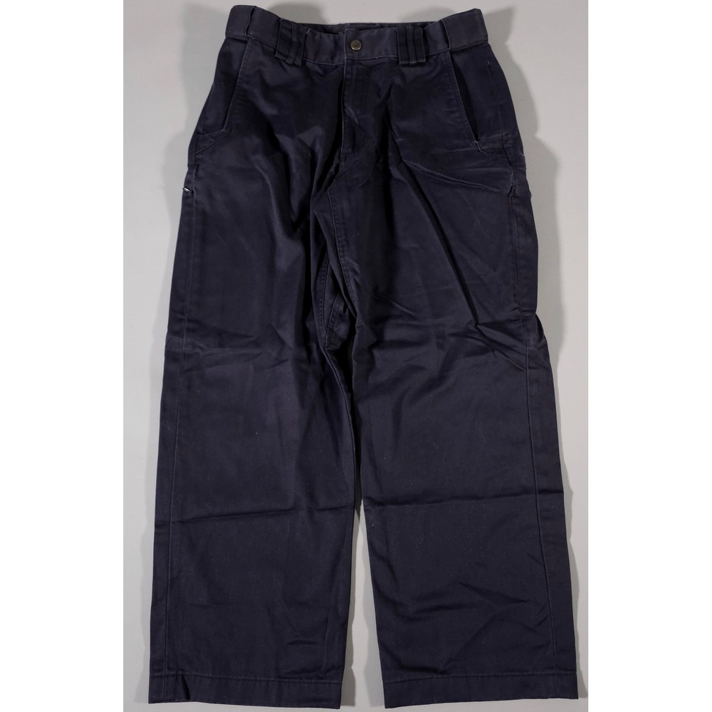 5.11 Tactical Pants Mens 32x32 Navy Blue 100% Cotton Twill Straight Leg Workwear